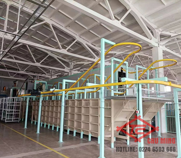 Phun sương kết hợp với nhúng tự động